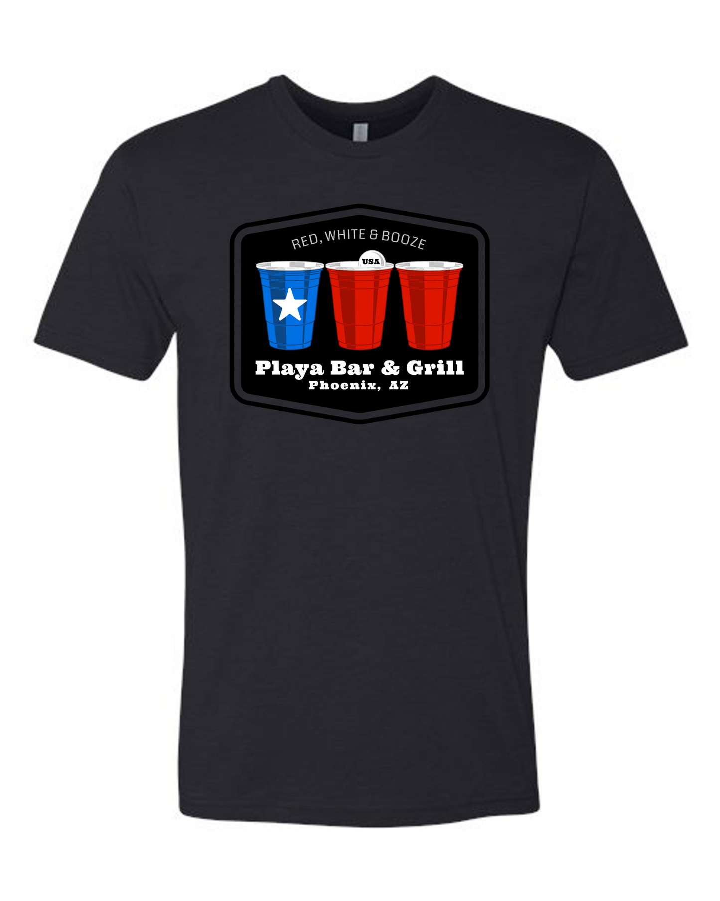 Playa Red, White & Booze T-Shirt