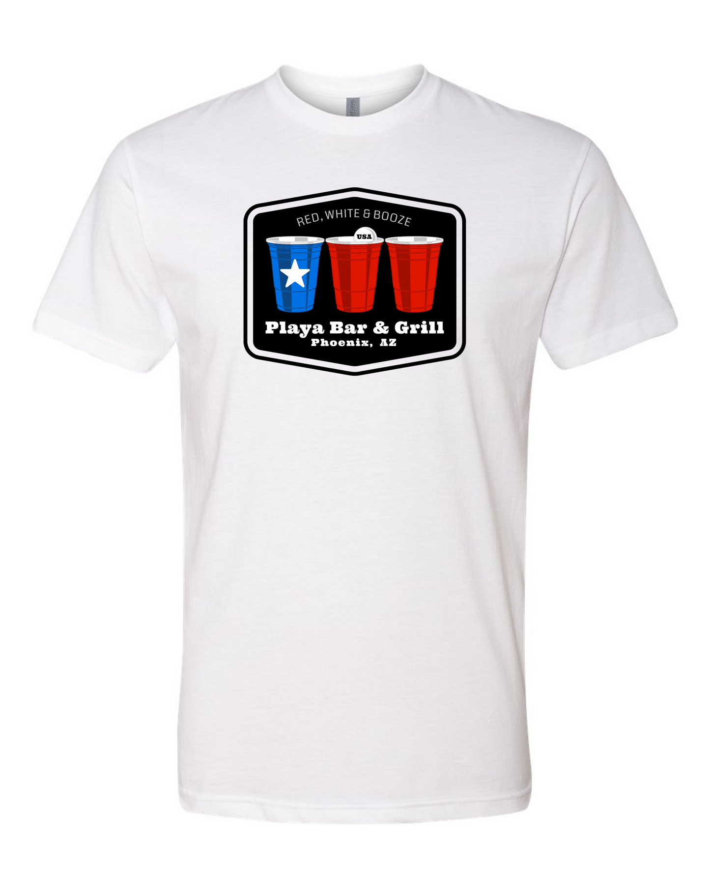 Playa Red, White & Booze T-Shirt