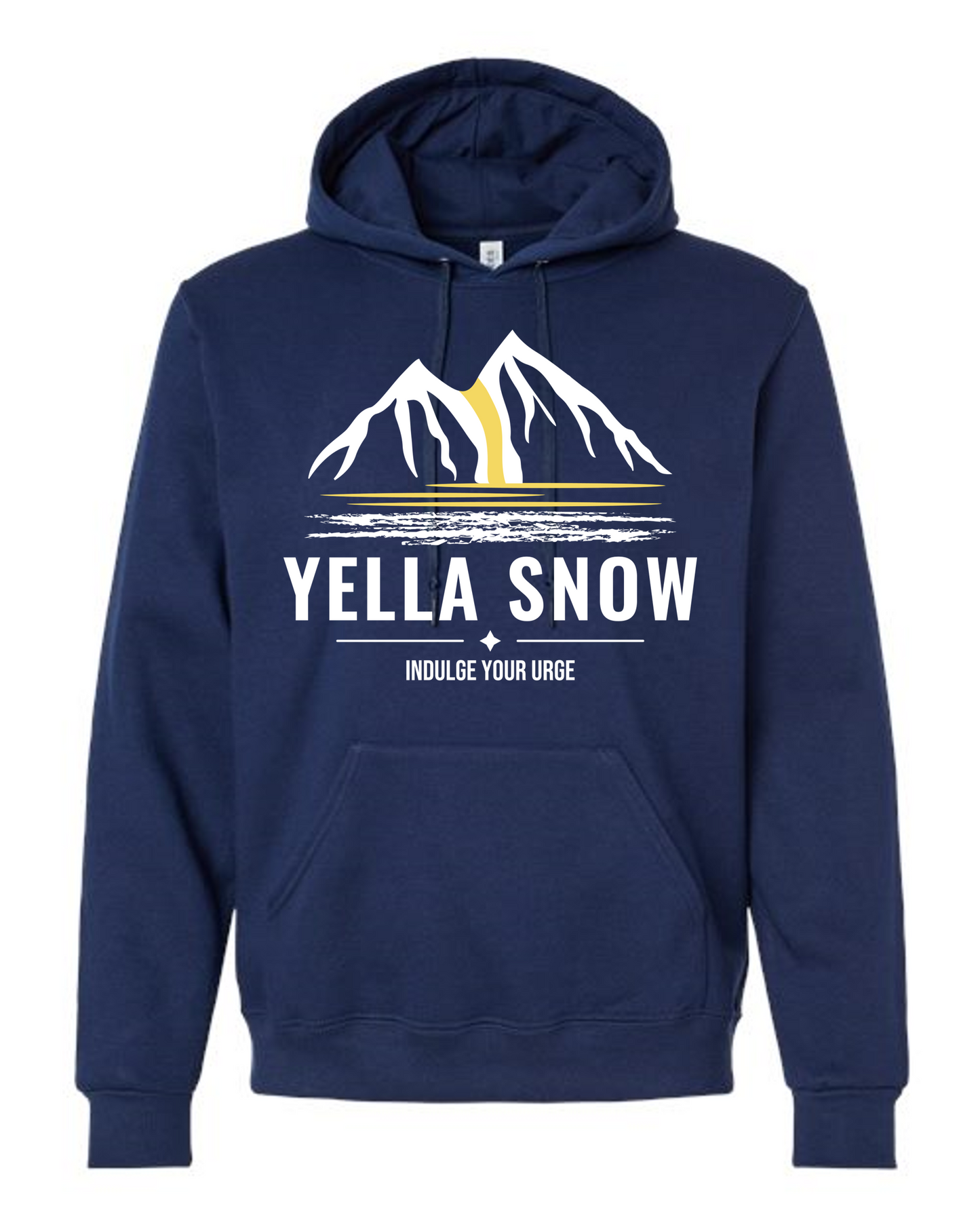 Yella Snow - Premium Blend Ring-Spun Hooded Sweatshirt