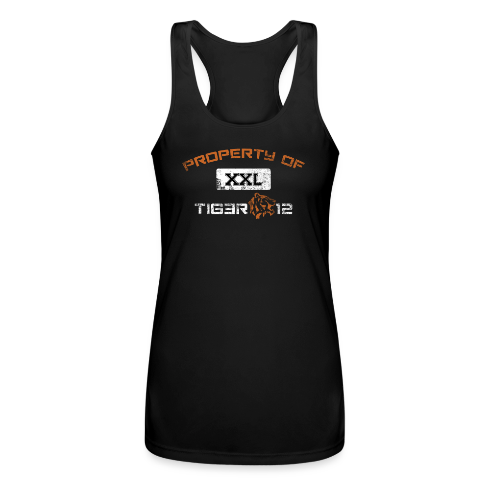 Property Of - Women’s Performance Racerback Tank Top - black