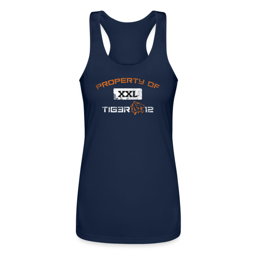 Property Of - Women’s Performance Racerback Tank Top - navy