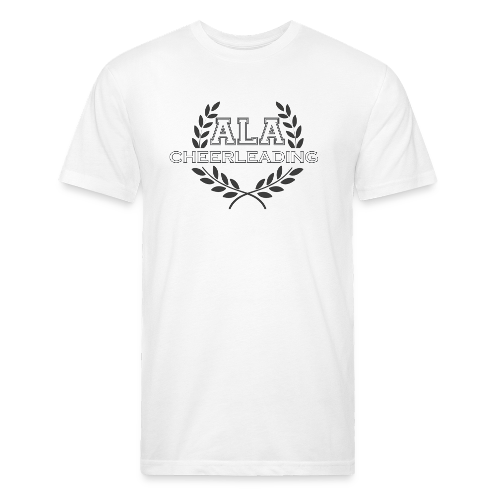 ALA Cheerleading - Fitted Cotton/Poly T-Shirt by Next Level (Supporter) - white