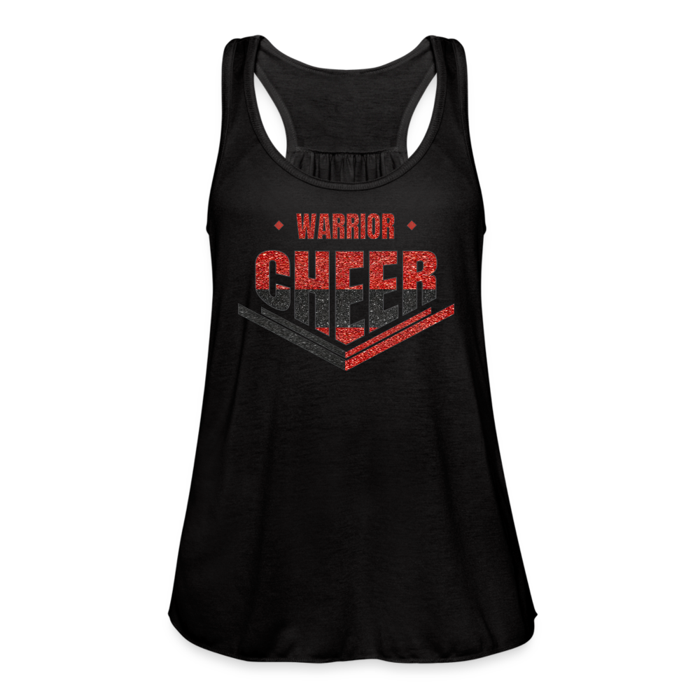 Warrior Cheer - Women's Flowy Tank Top by Bella (Supporter) - black