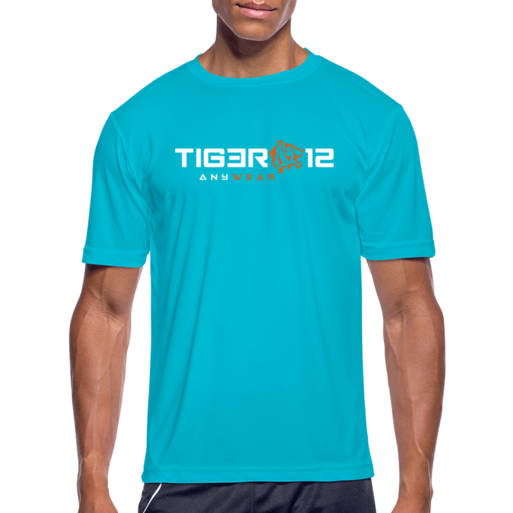 OG Anywear - Men’s Moisture Wicking Performance T-Shirt - turquoise