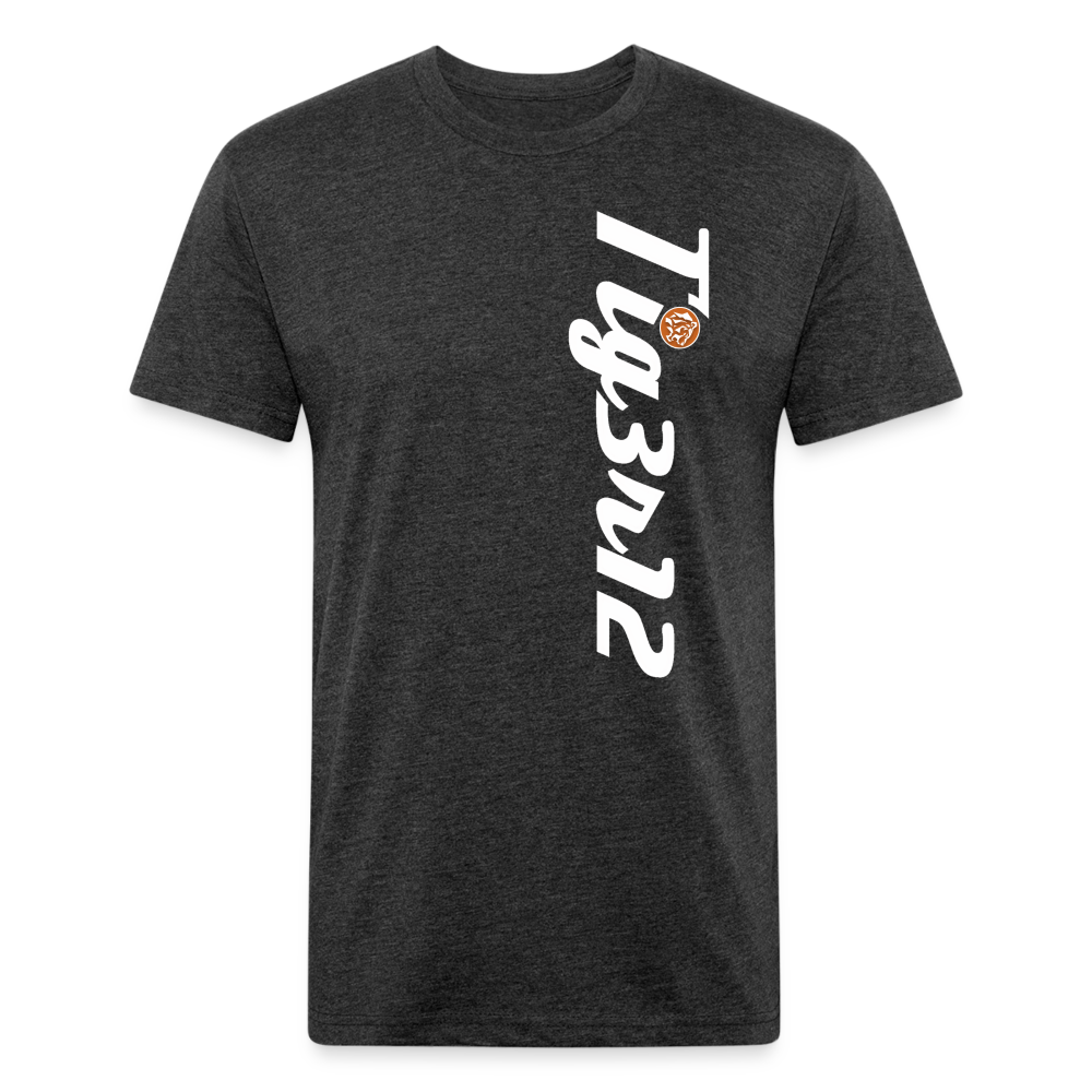 Tigerati - Fitted Cotton/Poly T-Shirt. - heather black