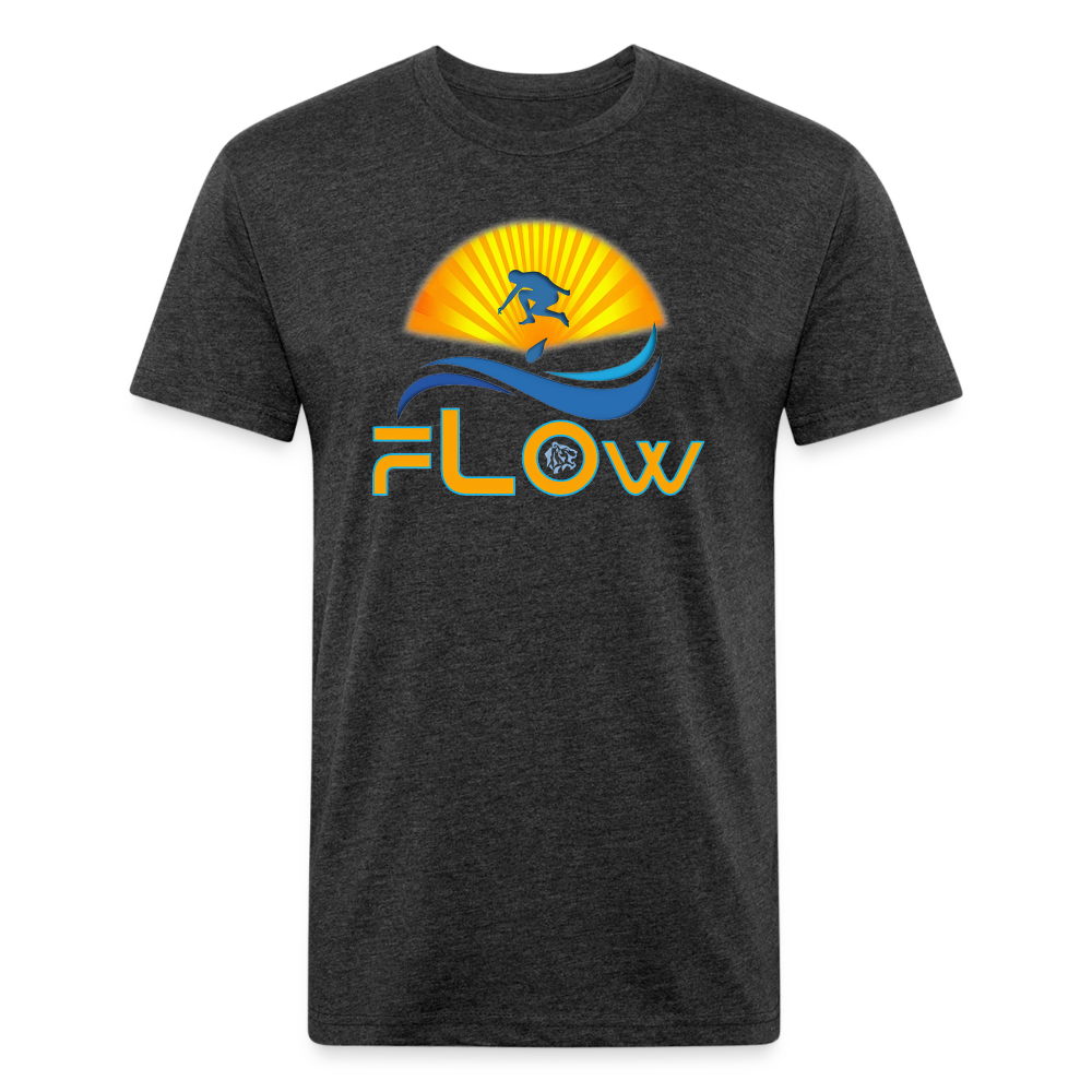 Flow - Fitted Cotton/Poly T-Shirt - heather black