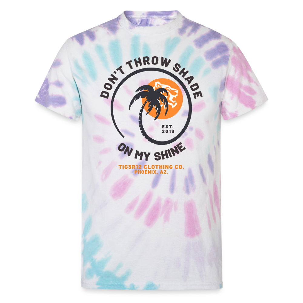 Shady - Unisex Tie Dye T-Shirt - Pastel Spiral
