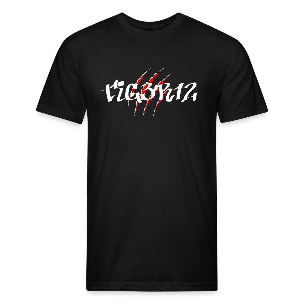 Shred - Fitted Cotton/Poly T-Shirt - black