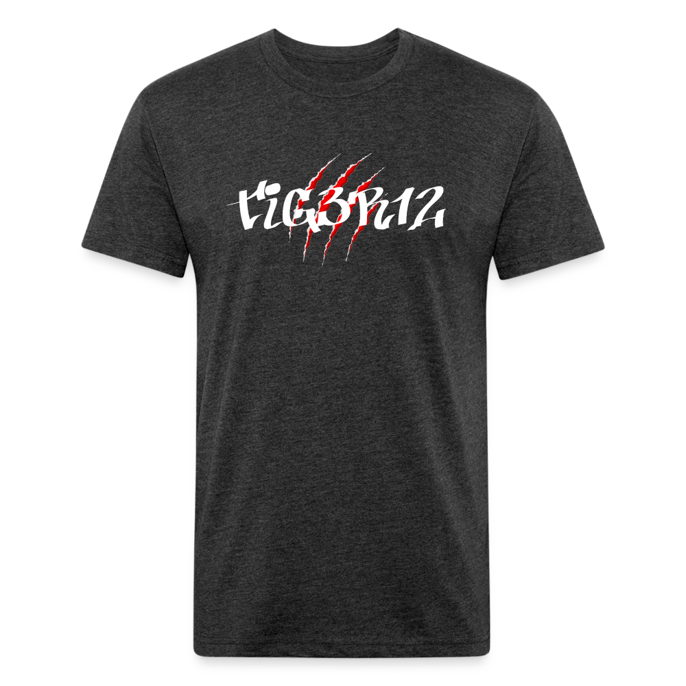 Shred - Fitted Cotton/Poly T-Shirt - heather black