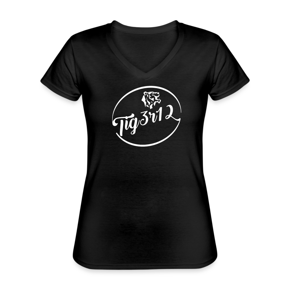 Classy - Women's V-Neck T-Shirt - black