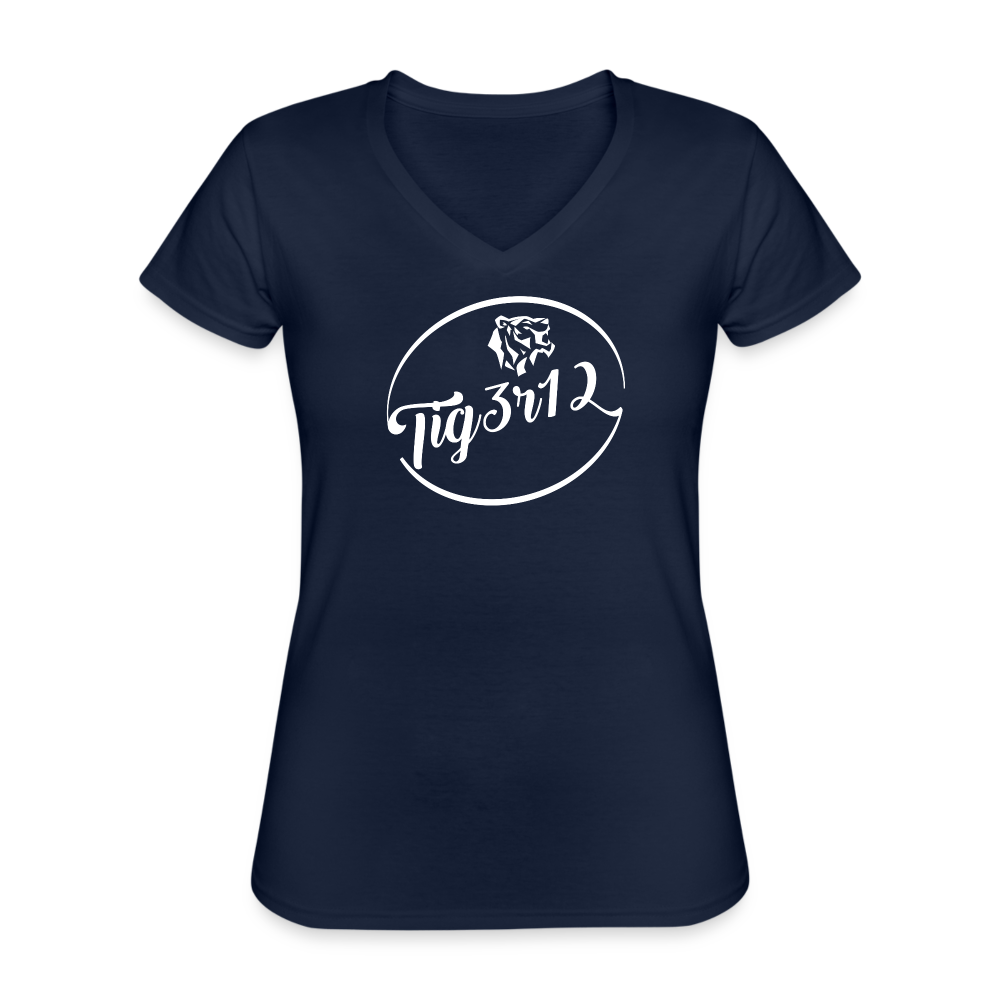 Classy - Women's V-Neck T-Shirt - navy