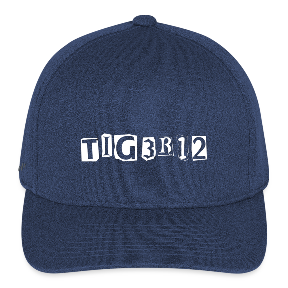 Ransom - Flexfit Fitted Melange Baseball Cap - heather navy