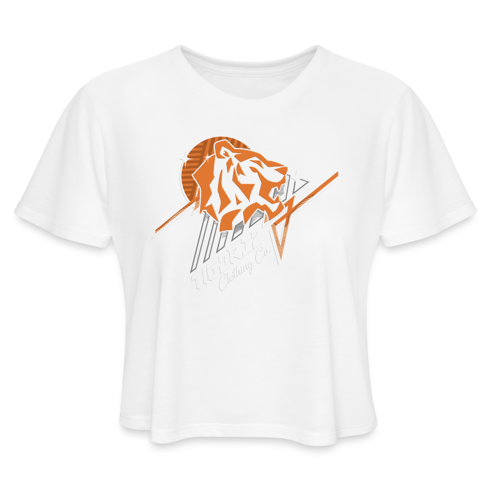 Oblivion - Women's Cropped T-Shirt - white