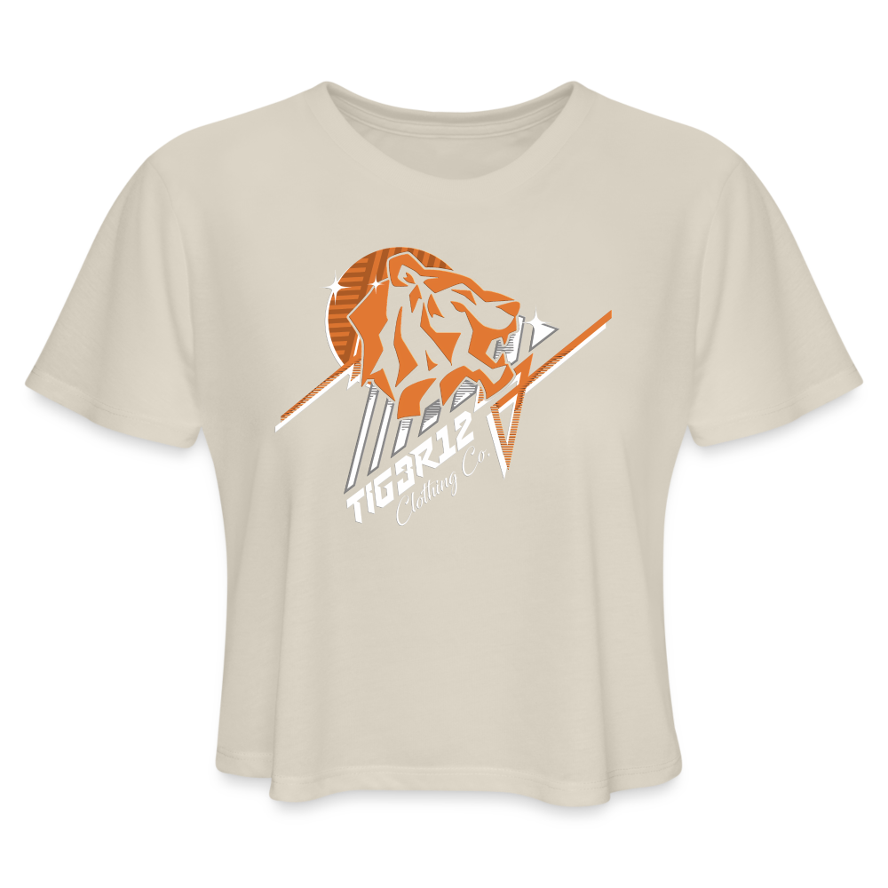 Oblivion - Women's Cropped T-Shirt - dust