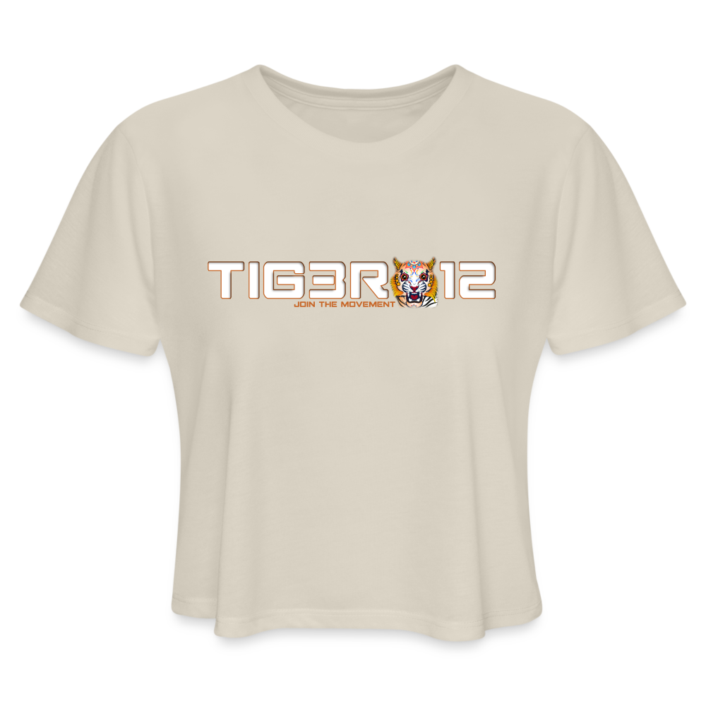 T12DOD - Women's Cropped T-Shirt - dust