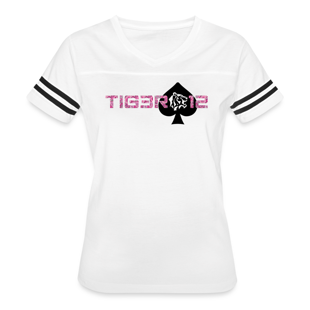 Spade In America - Women’s Vintage Sport T-Shirt - white/black