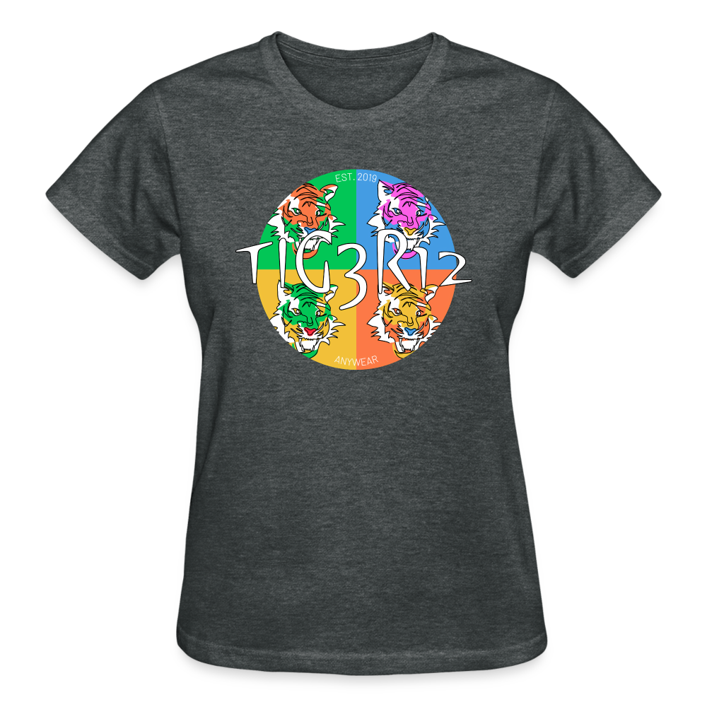 Drella - Gildan Ultra Cotton Ladies T-Shirt - deep heather