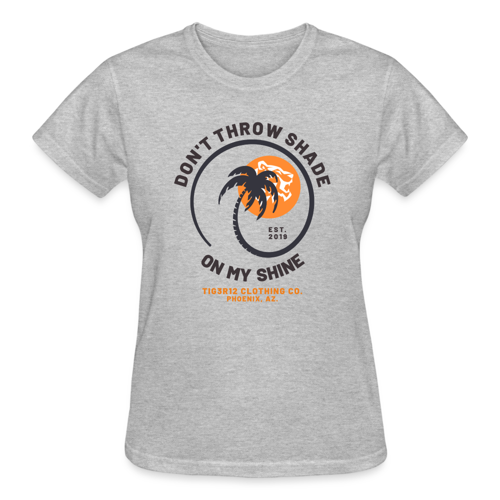 Shady - Gildan Ultra Cotton Ladies T-Shirt - heather gray