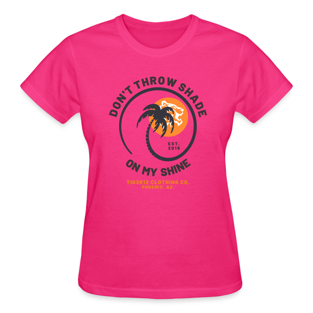 Shady - Gildan Ultra Cotton Ladies T-Shirt - fuchsia