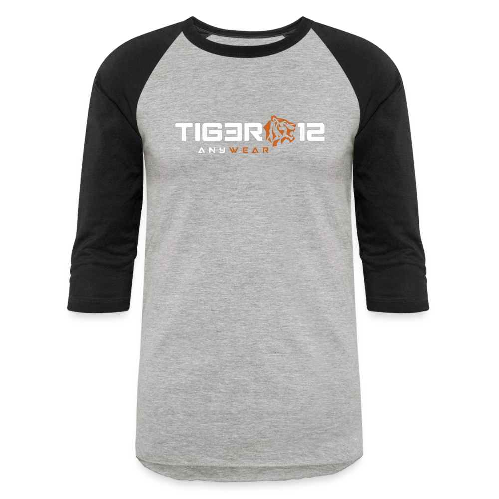 OG Anywear - Baseball T-Shirt - heather gray/black