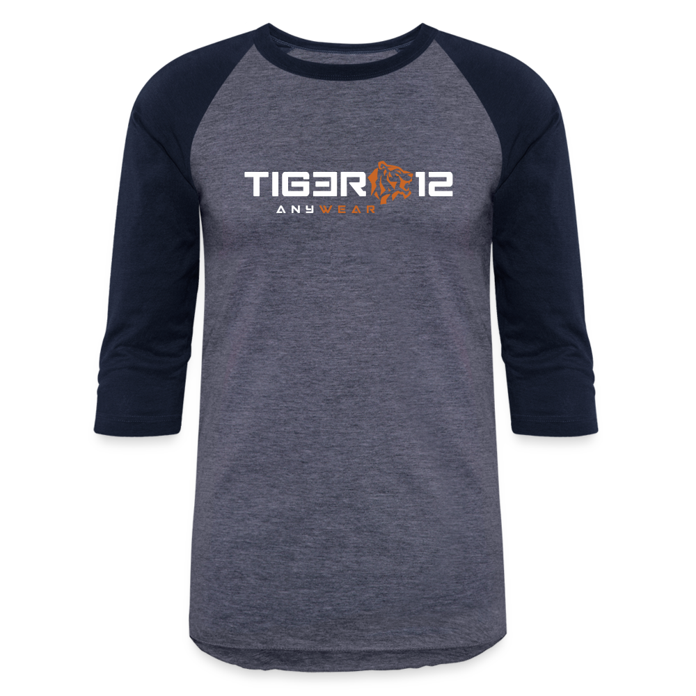 OG Anywear - Baseball T-Shirt - heather blue/navy