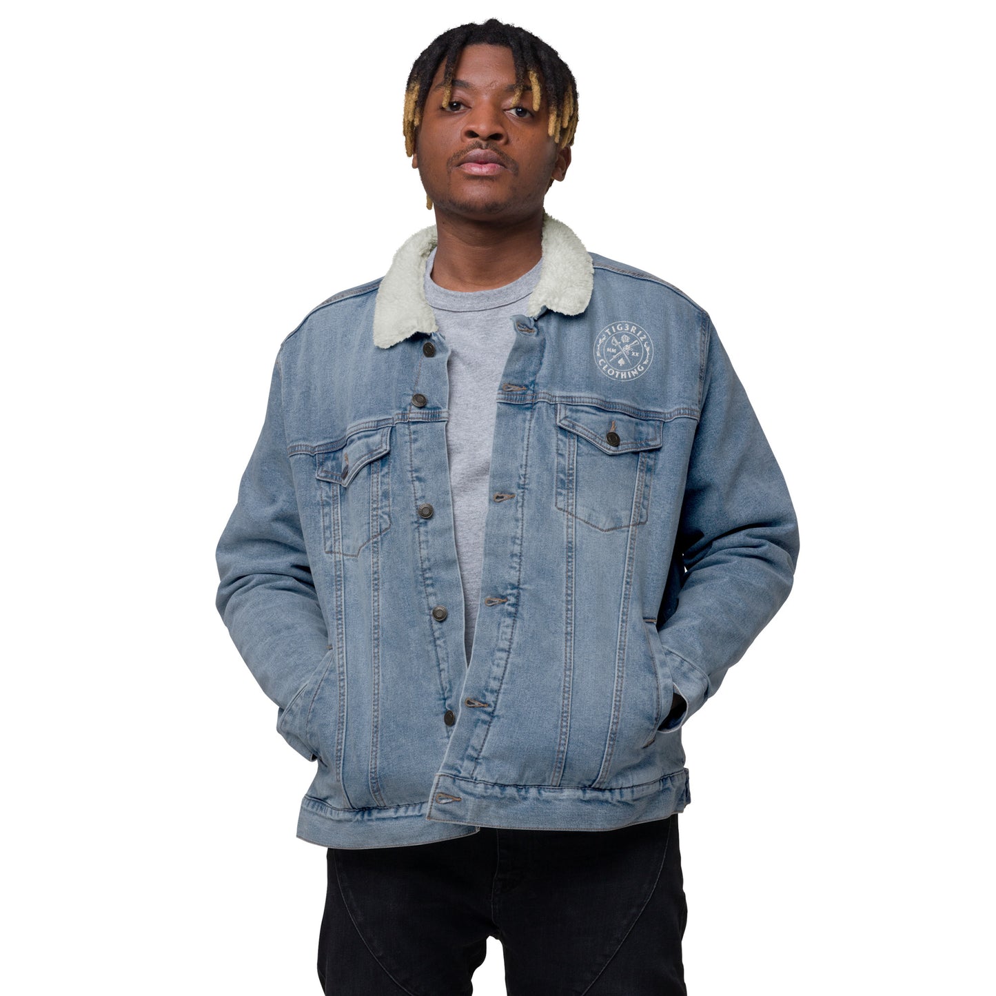 Movement - Unisex Denim Sherpa Jacket