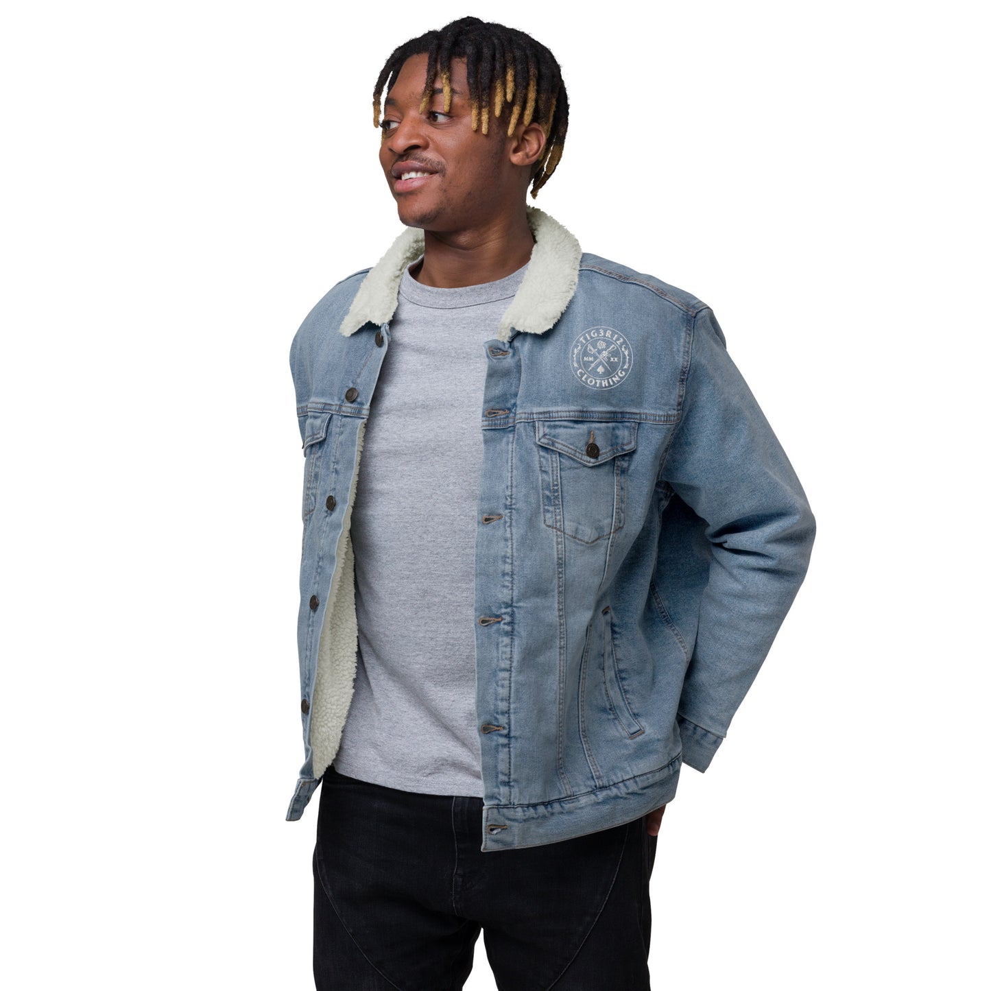 Movement - Unisex Denim Sherpa Jacket