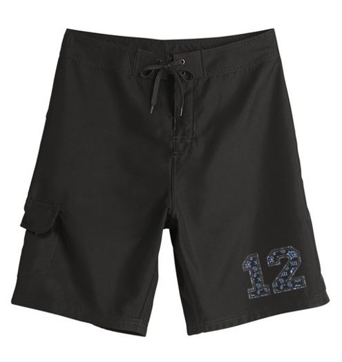 Diamond Dobby Black Board Shorts