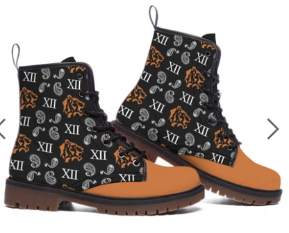 Women's Orange Crush Martin Short Boots