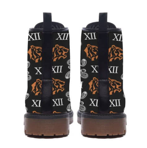 Women's Orange Crush Martin Short Boots