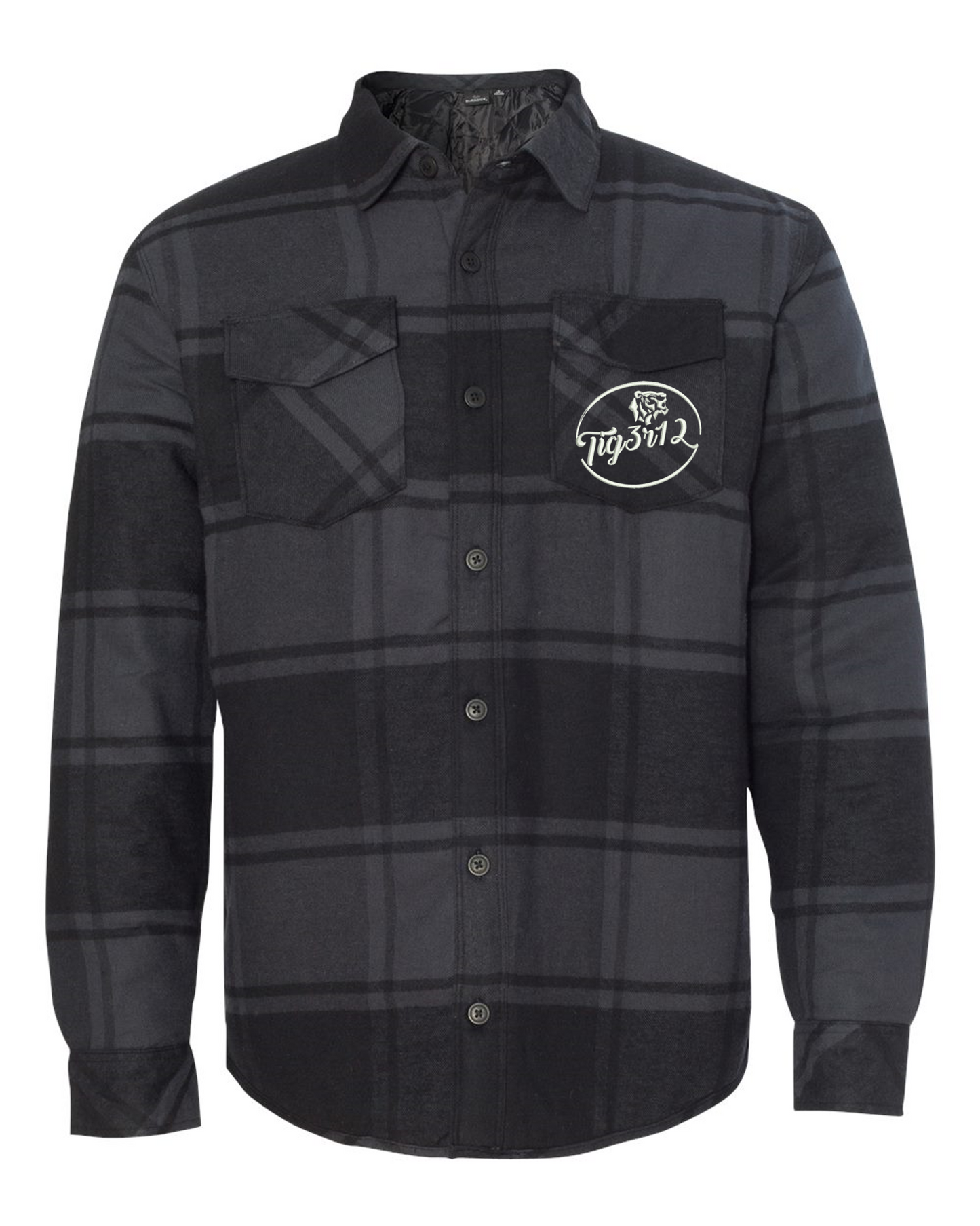 Classy - Quilted Flannel Shirt Jacket