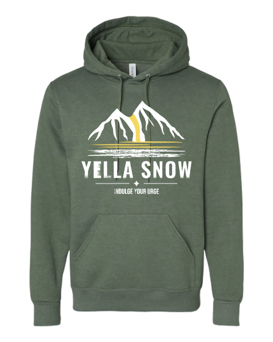 Yella Snow - Premium Blend Ring-Spun Hooded Sweatshirt