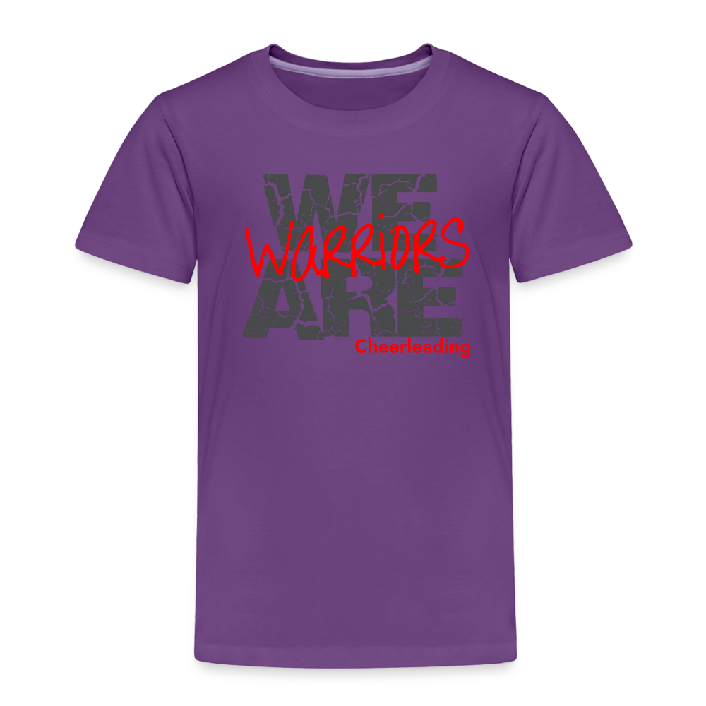 We Are Warriors - Toddler Premium T-Shirt (Supporter) - purple