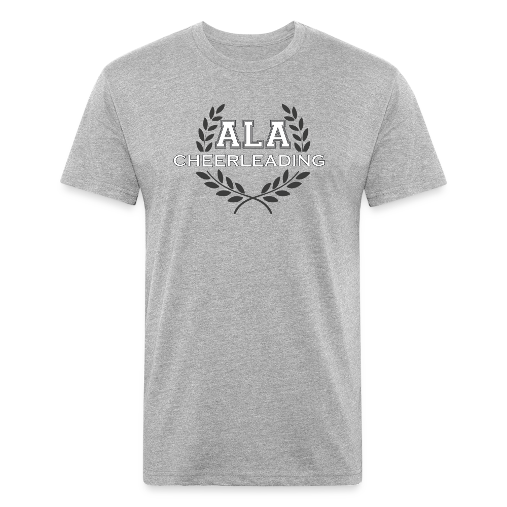 ALA Cheerleading - Fitted Cotton/Poly T-Shirt by Next Level (Supporter) - heather gray