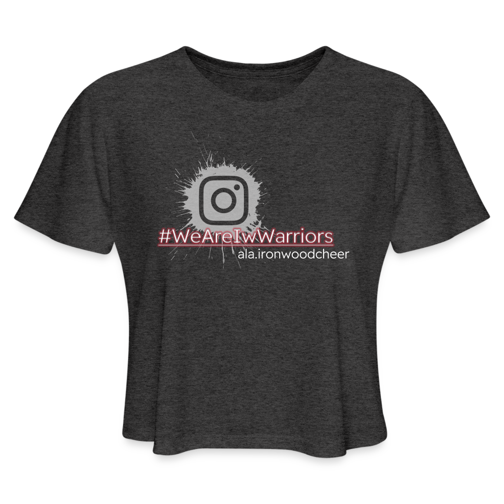 Warriors Insta - Women's Cropped T-Shirt (Supporter) - deep heather