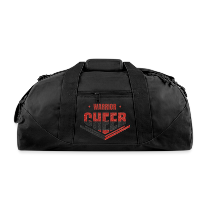 Warrior Cheer - Recycled Duffel Bag (Supporter) - black