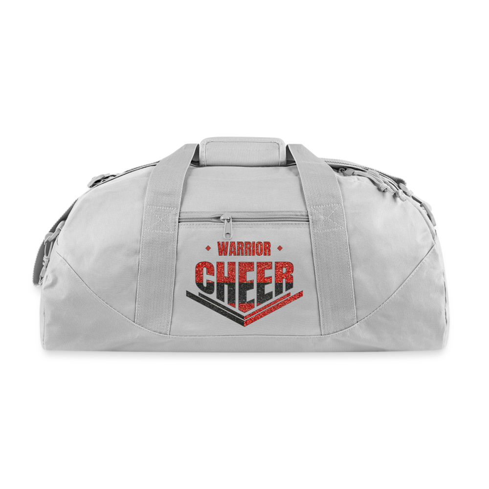 Warrior Cheer - Recycled Duffel Bag (Supporter) - gray