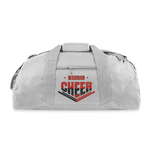 Warrior Cheer - Recycled Duffel Bag (Supporter) - gray