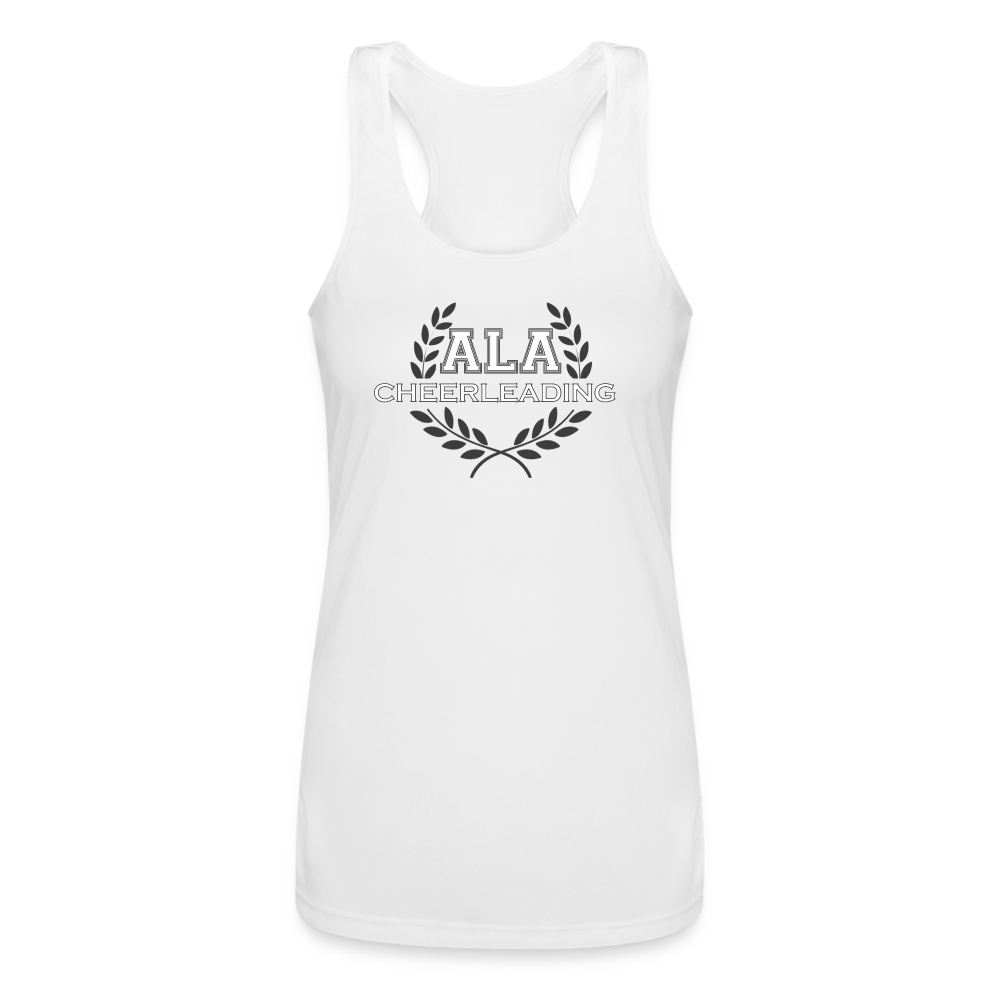 ALA Cheer - Women’s Performance Racerback Tank Top (Supporter) - white