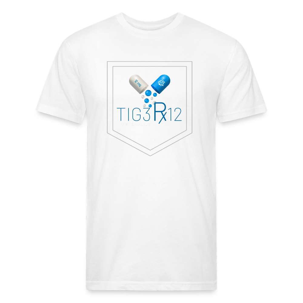 T12RX - Fitted Cotton/Poly T-Shirt - white