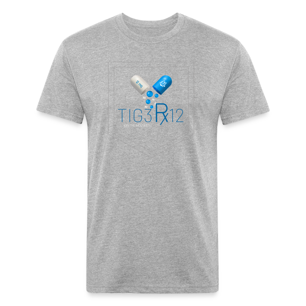 T12RX - Fitted Cotton/Poly T-Shirt - heather gray