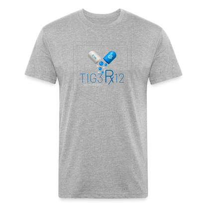 T12RX - Fitted Cotton/Poly T-Shirt - heather gray