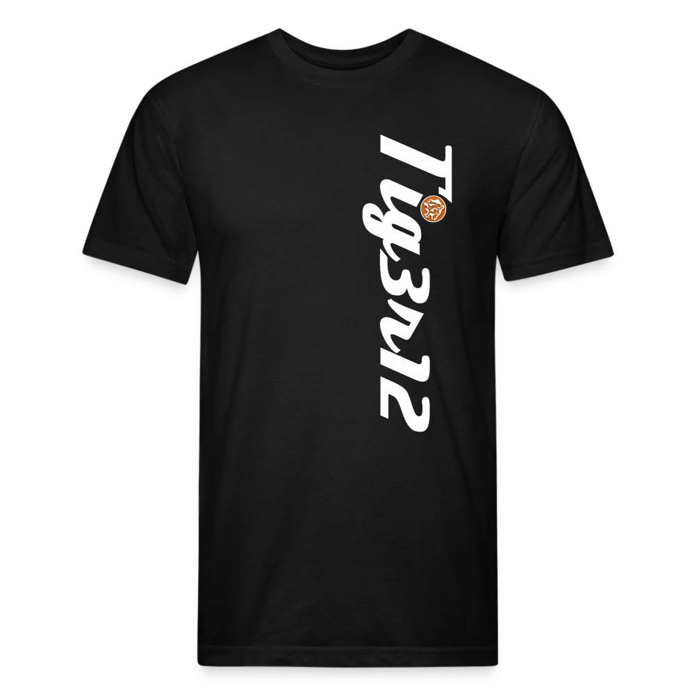 Tigerati - Fitted Cotton/Poly T-Shirt. - black