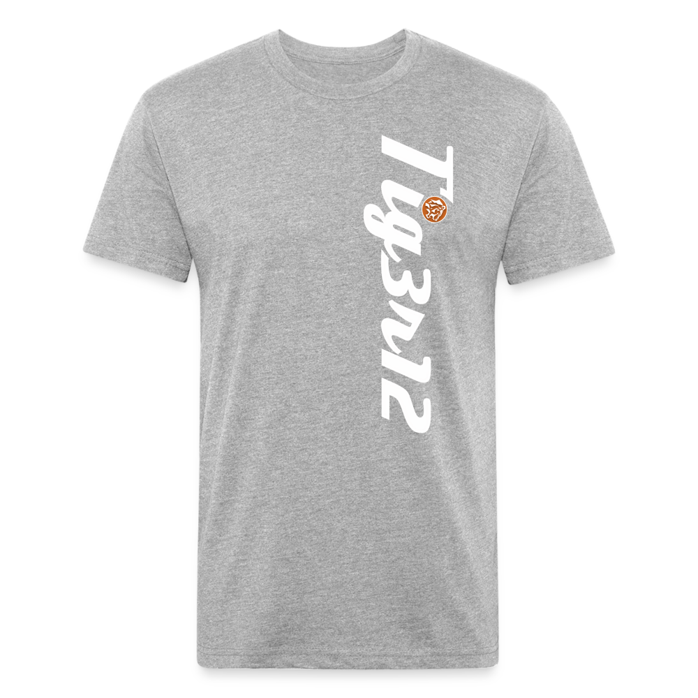 Tigerati - Fitted Cotton/Poly T-Shirt. - heather gray
