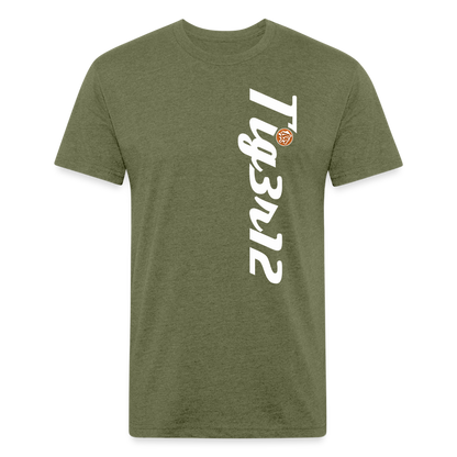 Tigerati - Fitted Cotton/Poly T-Shirt. - heather military green