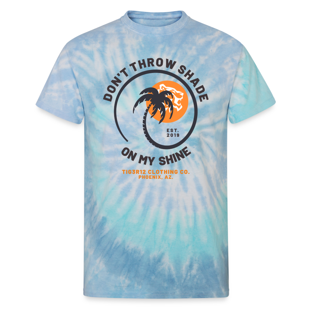 Shady - Unisex Tie Dye T-Shirt - blue lagoon