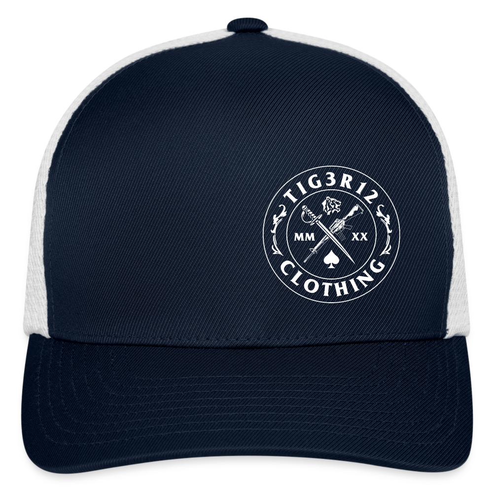 Movement - Flexfit Fitted Baseball Cap - navy/white