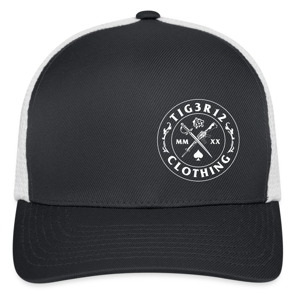 Movement - Flexfit Fitted Baseball Cap - dark gray/white