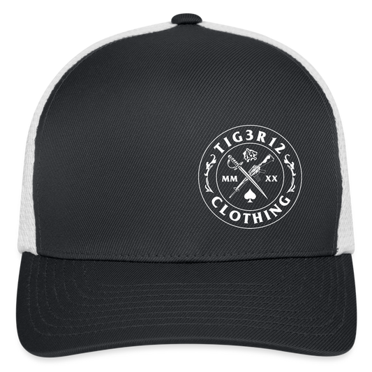 Movement - Flexfit Fitted Baseball Cap - dark gray/white