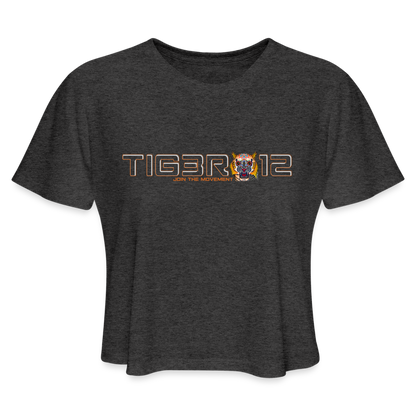 T12DOD - Women's Cropped T-Shirt - deep heather